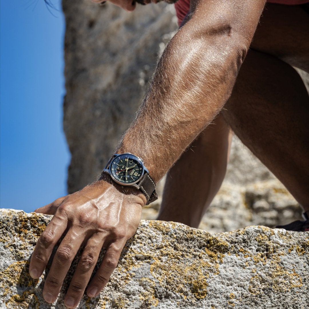 U-Boat Men's Green Calf Doppiotempo Watch - Image 4