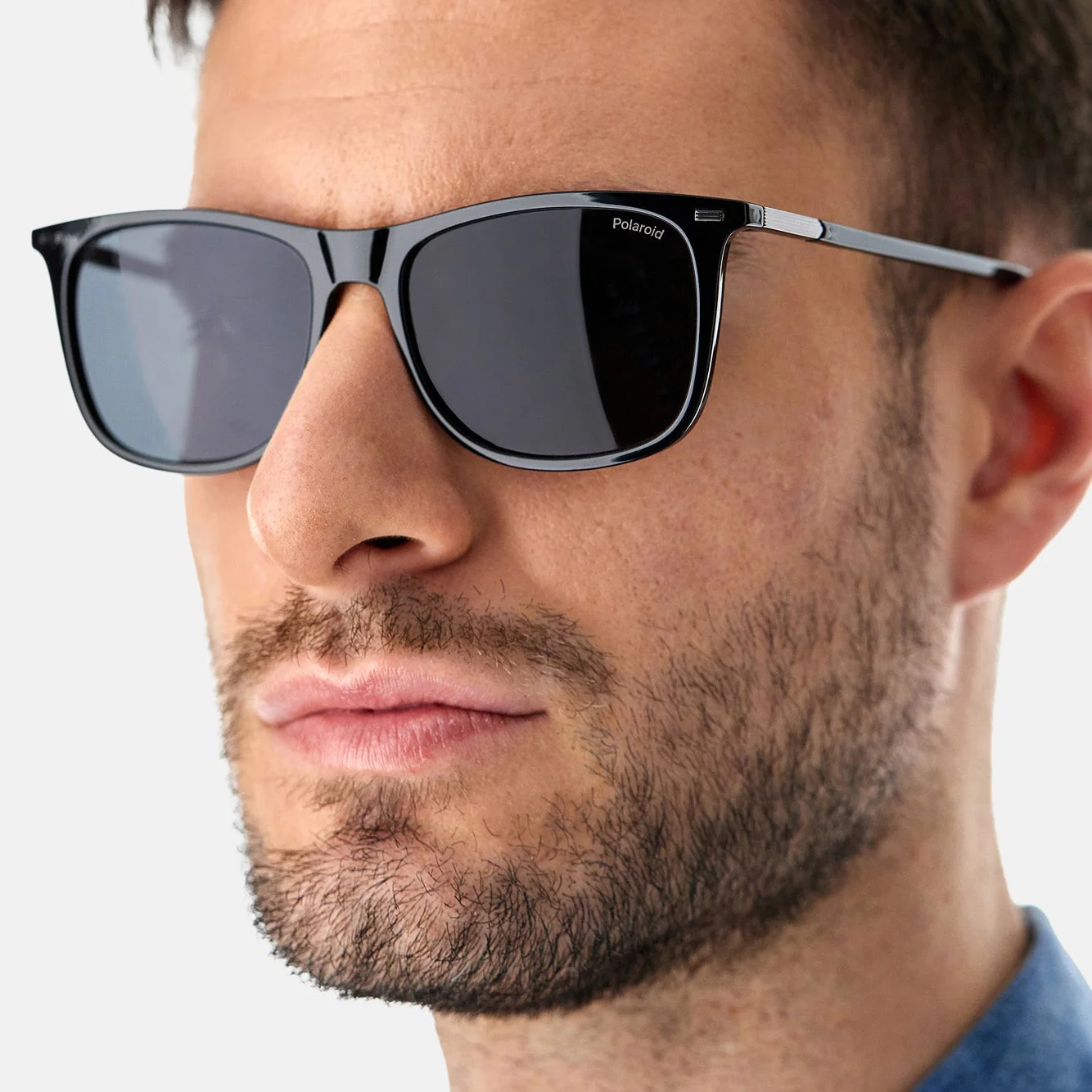 Polaroid PLD 2109/S 807 55M9(PLD47) Unisex Black Sunglasses - Image 6