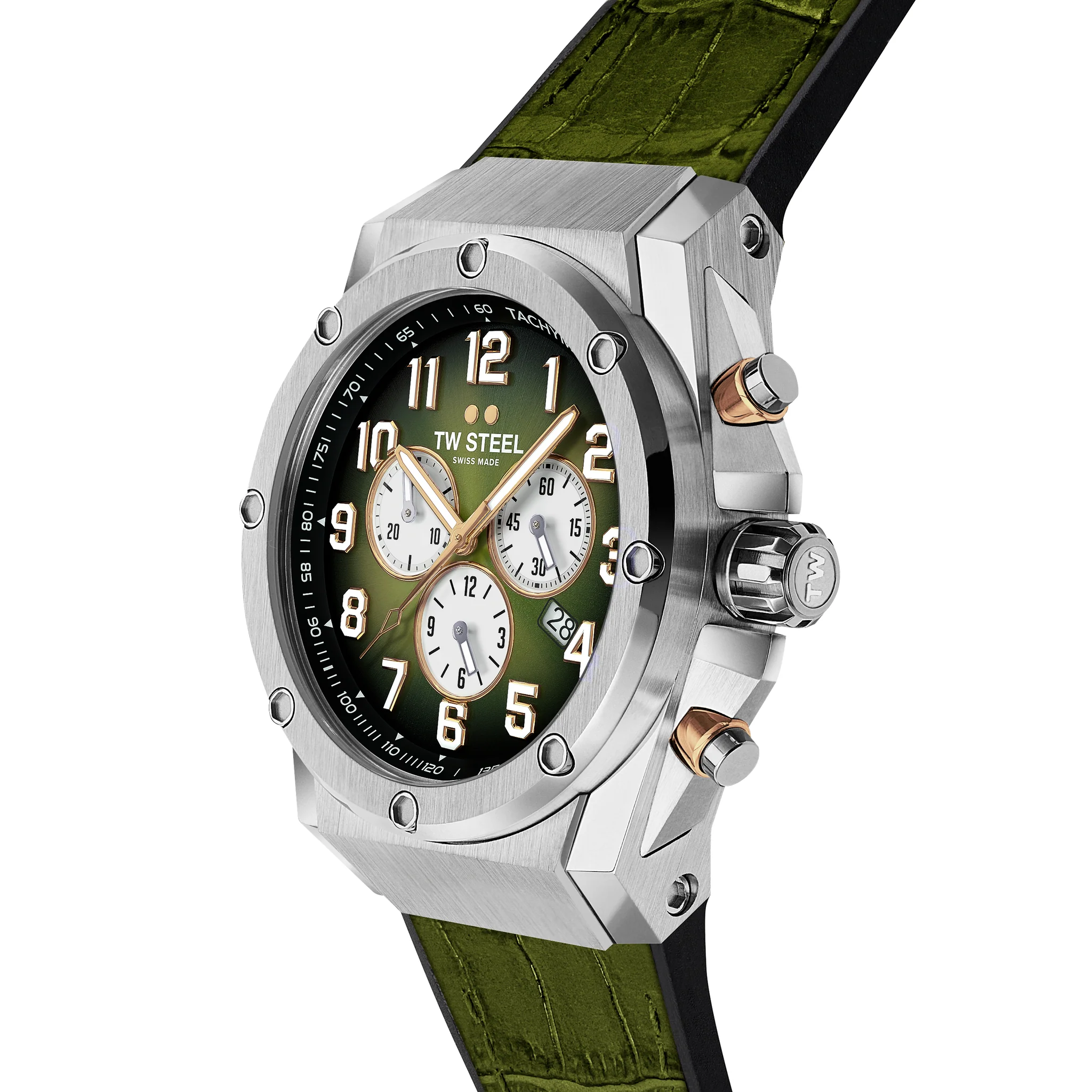 TW Steel Ace Genesis Men's Green Limited Edition Watch - Image 3