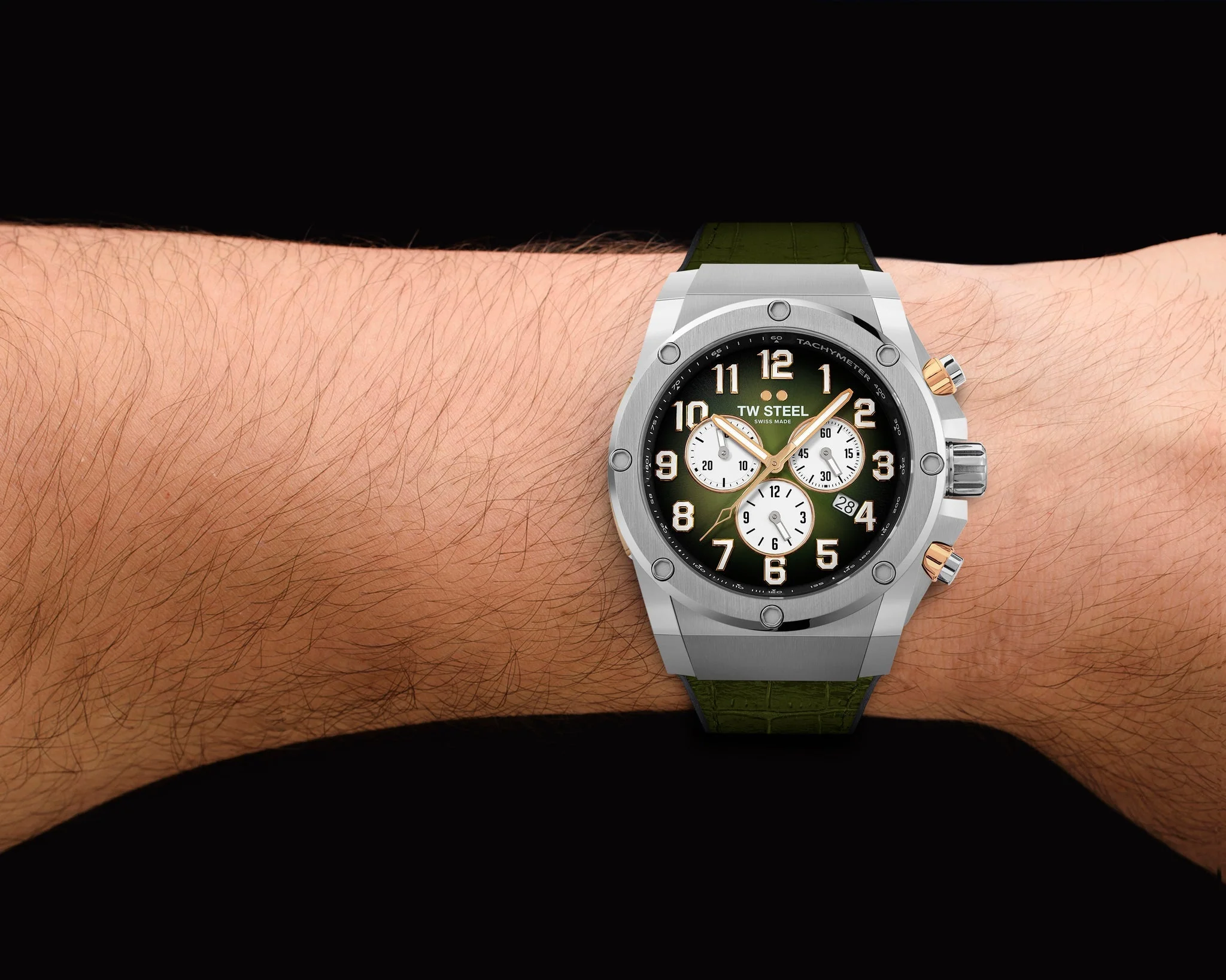 TW Steel Ace Genesis Men's Green Limited Edition Watch - Image 5