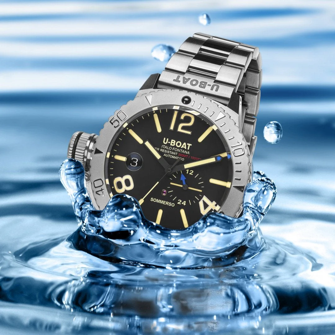 U-Boat Sommerso Diver Men’s Black Watch - Image 3