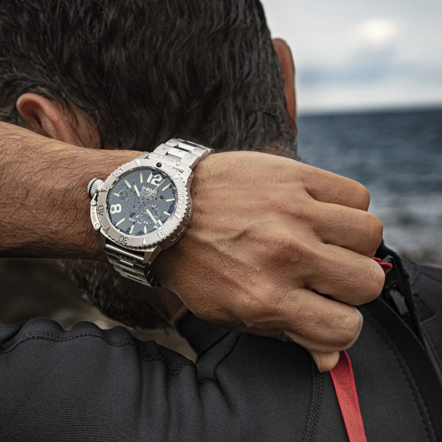 U-Boat Sommerso Diver Men’s Black Watch - Image 4