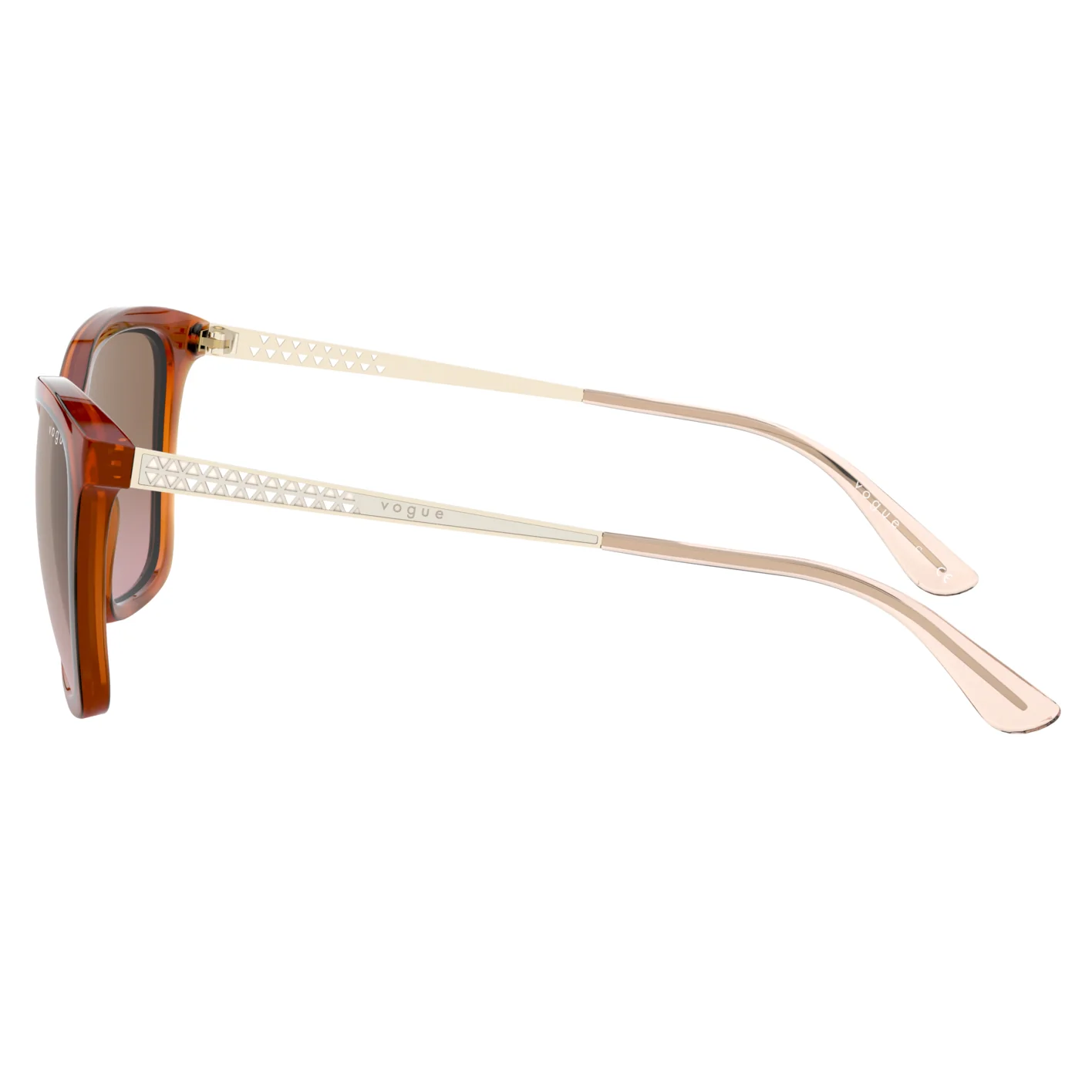 Vogue 0VO5333S 279314 54 (VO9) Ladies Light Havana Sunglasses - Image 4