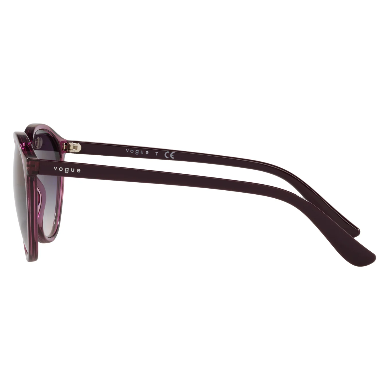 Vogue 0VO5374S 276136 55 (VO12) Ladies Violet Transparent Sunglasses - Image 4